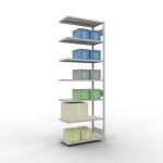 Anbauregal, Fachbodenregal Stecksystem MULTIplus330, 3000...