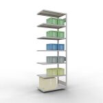 Anbauregal, Fachbodenregal Stecksystem MULTIplus330, 3000...