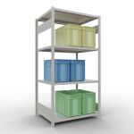 Grundregal, Fachbodenregal Stecksystem MULTIplus330, 2000...