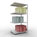 Anbauregal, Fachbodenregal Stecksystem MULTIplus330, 2000...