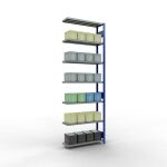 Anbauregal, Fachbodenregal Stecksystem MULTIplus330, 3000...