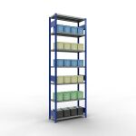 Grundregal, Fachbodenregal Stecksystem MULTIplus330, 3000...