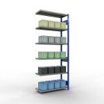 Anbauregal, Fachbodenregal Stecksystem MULTIplus330, 2500...