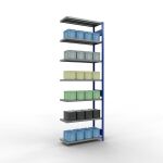 Anbauregal, Fachbodenregal Stecksystem MULTIplus330, 3000...