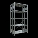 Grundregal, Doppelregal, Fachbodenregal Stecksystem...