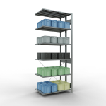 Anbauregal, Doppelregal, Fachbodenregal Stecksystem...