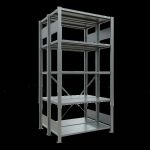 Grundregal, Doppelregal, Fachbodenregal Stecksystem...