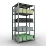 Grundregal, Doppelregal, Fachbodenregal Stecksystem...