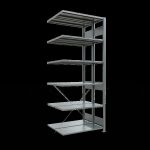 Anbauregal, Doppelregal, Fachbodenregal Stecksystem...