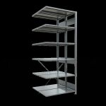 Anbauregal, Doppelregal, Fachbodenregal Stecksystem...