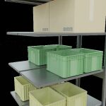 Anbauregal, Doppelregal, Fachbodenregal Stecksystem MULTIplus150, 2500 x 1000 x (2x500) mm (HxBxT), 2x6 Fachböden, Kreuzstrebe, verzinkt