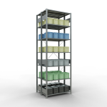 Grundregal, Doppelregal, Fachbodenregal Stecksystem...