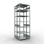 Grundregal, Doppelregal, Fachbodenregal Stecksystem...