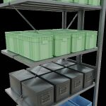 Anbauregal, Doppelregal, Fachbodenregal Stecksystem MULTIplus150, 3000 x 1000 x (2x300) mm (HxBxT), 2x7 Fachböden, Kreuzstrebe, verzinkt