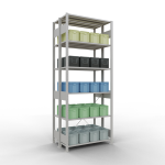 Grundregal, Doppelregal, Fachbodenregal Stecksystem...