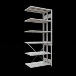 Anbauregal, Doppelregal, Fachbodenregal Stecksystem...