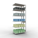 Anbauregal, Doppelregal, Fachbodenregal Stecksystem...