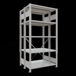 Grundregal, Doppelregal, Fachbodenregal Stecksystem...