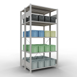 Grundregal, Doppelregal, Fachbodenregal Stecksystem...