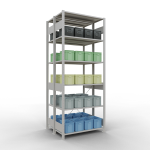 Grundregal, Doppelregal, Fachbodenregal Stecksystem...