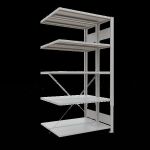 Anbauregal, Doppelregal, Fachbodenregal Stecksystem...