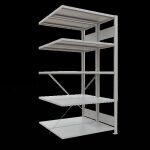 Anbauregal, Doppelregal, Fachbodenregal Stecksystem...