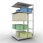 Anbauregal, Doppelregal, Fachbodenregal Stecksystem...