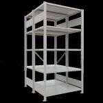 Grundregal, Doppelregal, Fachbodenregal Stecksystem...