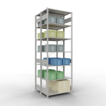 Grundregal, Doppelregal, Fachbodenregal Stecksystem...