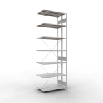 Anbauregal, Doppelregal, Fachbodenregal Stecksystem...