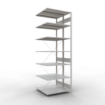 Anbauregal, Doppelregal, Fachbodenregal Stecksystem...