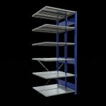 Anbauregal, Doppelregal, Fachbodenregal Stecksystem...