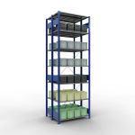 Grundregal, Doppelregal, Fachbodenregal Stecksystem...