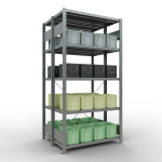 Grundregal, Doppelregal, Fachbodenregal Stecksystem...