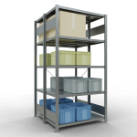 Grundregal, Doppelregal, Fachbodenregal Stecksystem...