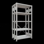 Grundregal, Doppelregal, Fachbodenregal Stecksystem...