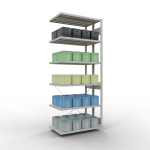 Anbauregal, Doppelregal, Fachbodenregal Stecksystem...