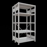 Grundregal, Doppelregal, Fachbodenregal Stecksystem...