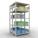 Grundregal, Doppelregal, Fachbodenregal Stecksystem...