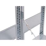 Anbauregal, Doppelregal, Fachbodenregal Stecksystem...