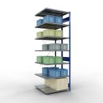 Anbauregal, Doppelregal, Fachbodenregal Stecksystem...