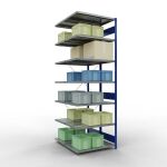 Anbauregal, Doppelregal, Fachbodenregal Stecksystem...