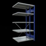 Anbauregal, Doppelregal, Fachbodenregal Stecksystem...