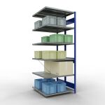 Anbauregal, Doppelregal, Fachbodenregal Stecksystem...