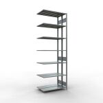 Anbauregal, Doppelregal, Fachbodenregal Stecksystem...