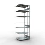 Anbauregal, Doppelregal, Fachbodenregal Stecksystem...