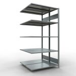 Anbauregal, Doppelregal, Fachbodenregal Stecksystem...