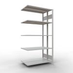 Anbauregal, Doppelregal, Fachbodenregal Stecksystem...