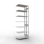 Anbauregal, Doppelregal, Fachbodenregal Stecksystem...