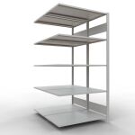 Anbauregal, Doppelregal, Fachbodenregal Stecksystem...